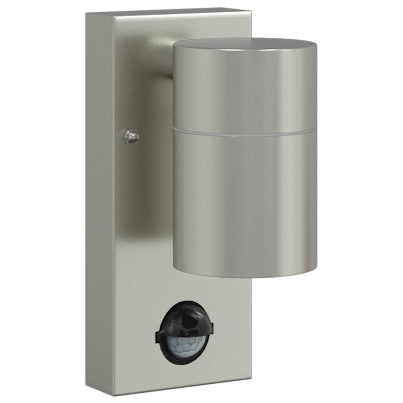 Chargez l'image dans la visionneuse de la galerie, Vidaxl buiten wandlamp zilver 6,5 x 10,5 x 16 cm rvs en glas