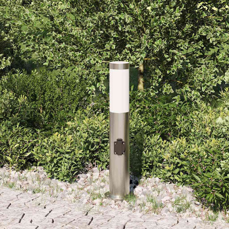 Chargez l'image dans la visionneuse de la galerie, Vidaxl bolderarmatuur met stopcontact 50 cm rvs ip44