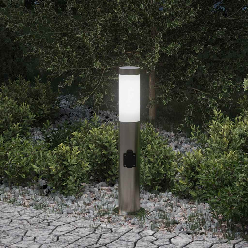 Chargez l'image dans la visionneuse de la galerie, Vidaxl bolderarmatuur met stopcontact 50 cm rvs ip44