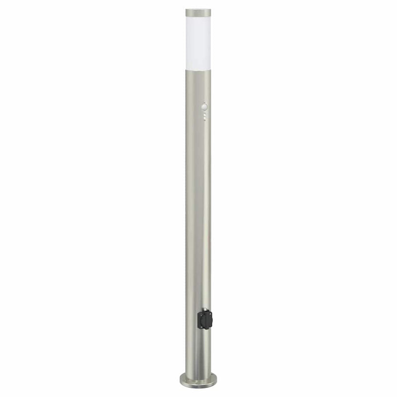 Chargez l'image dans la visionneuse de la galerie, Vidaxl bolderarmatuur met sensor en stopcontact 110 cm roestvrij staal ip44