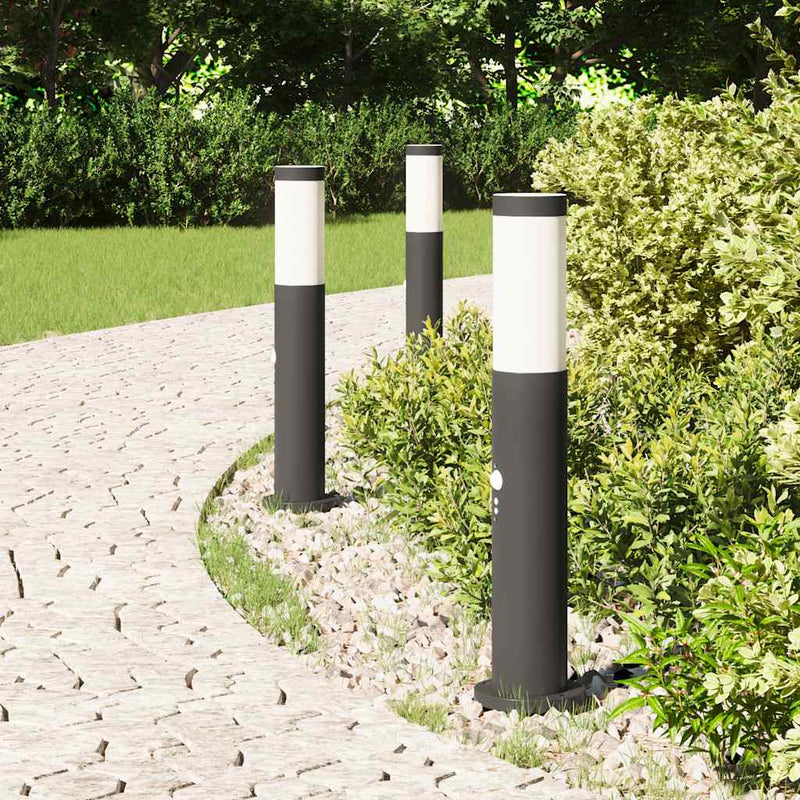 Chargez l'image dans la visionneuse de la galerie, Vidaxl bolderverlichting met sensor 3 stuks 50 cm rvs ip44