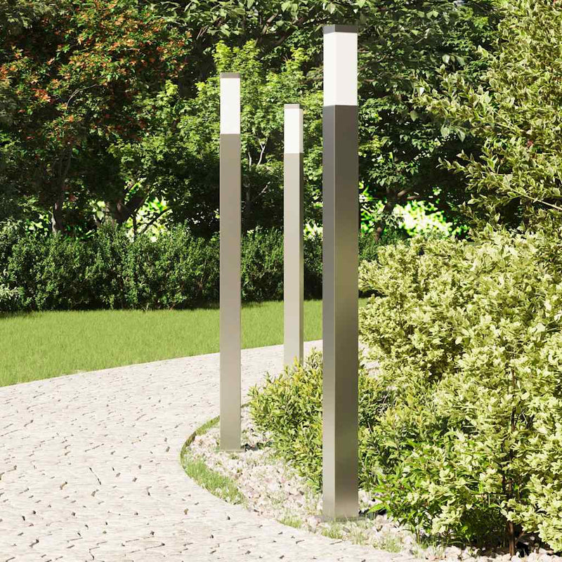 Chargez l'image dans la visionneuse de la galerie, Vidaxl bolderverlichting 3 stuks 110 cm rvs ip44