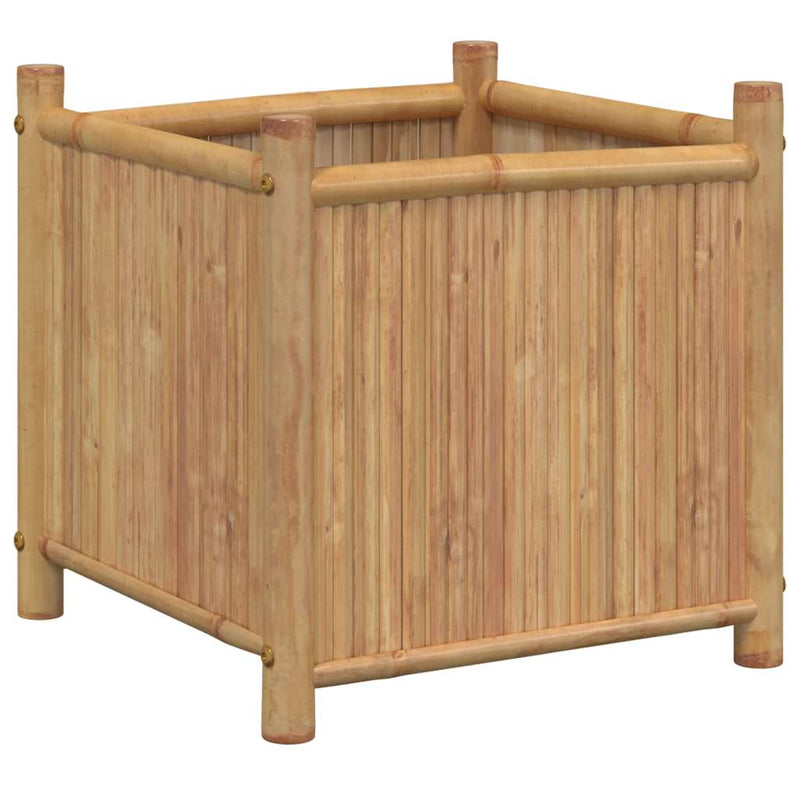 Load image into Gallery viewer, Vidaxl plantenbak 50x50x50 cm bamboe