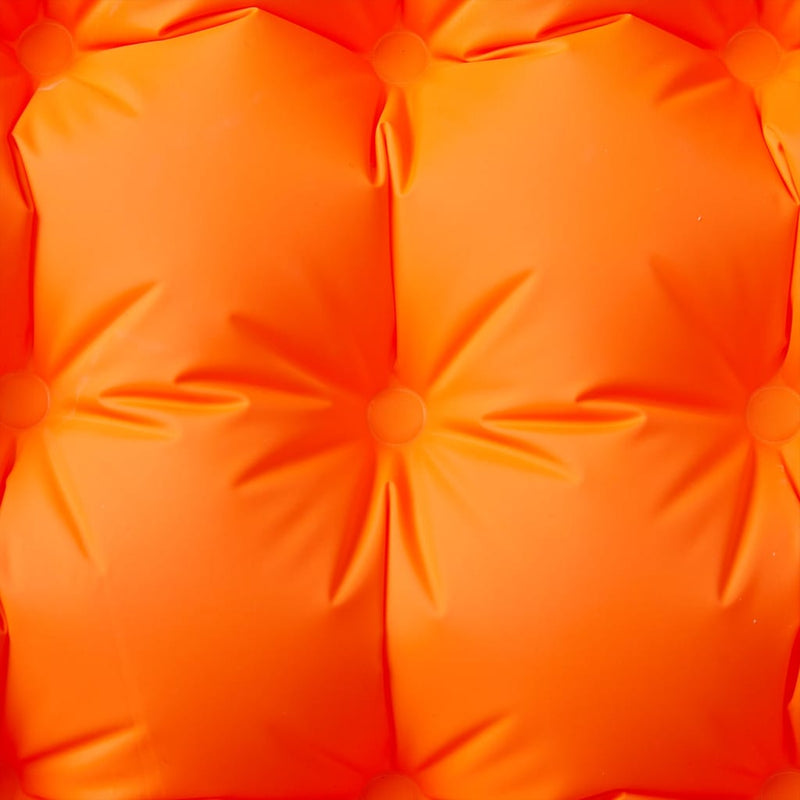 Load image into Gallery viewer, Vidaxl kampeermatras met kussen zelfopblazend 1-persoons oranje