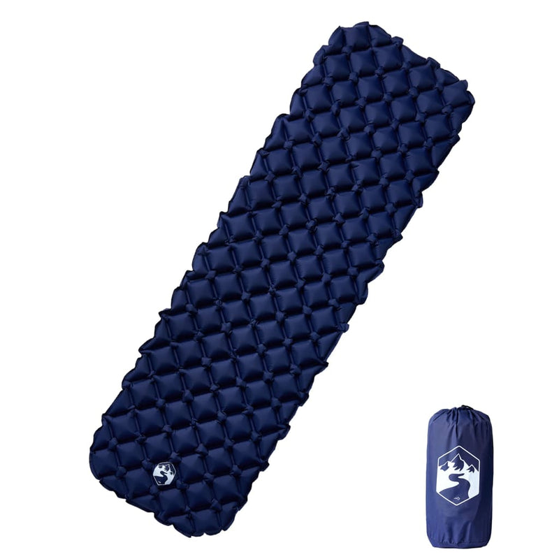 Load image into Gallery viewer, Vidaxl kampeermatras opblaasbaar 190x58x6 cm 1-persoons marineblauw