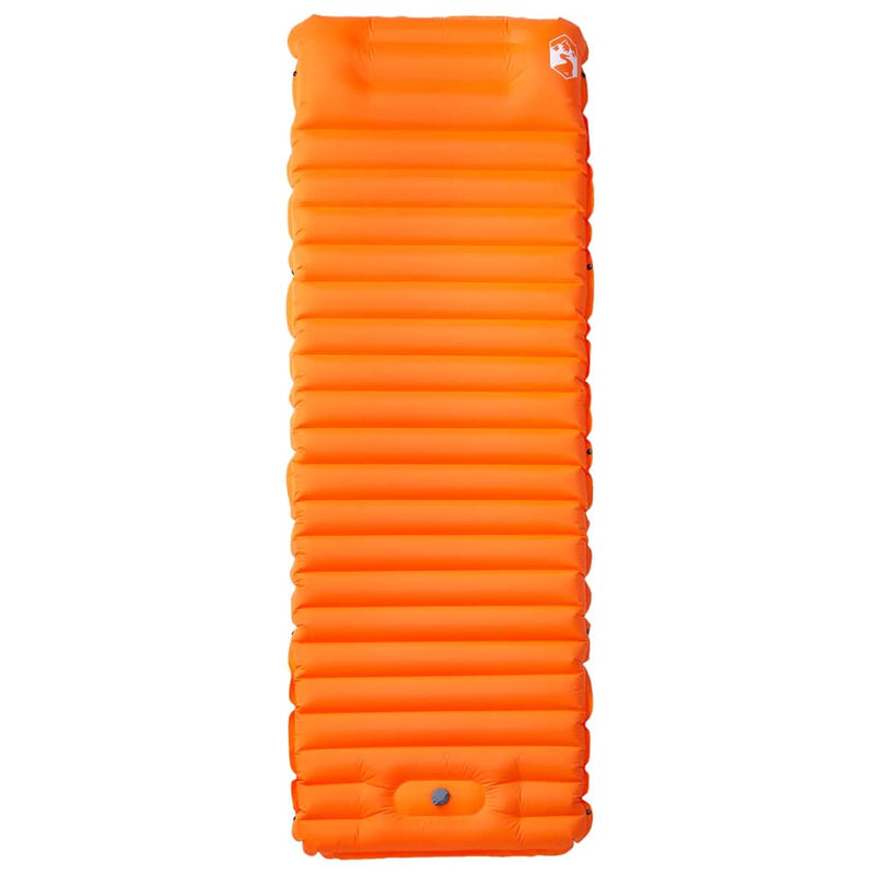 ギャラリービューアに画像をロードする, Vidaxl kampeermatras met kussen zelfopblazend 1-persoons oranje
