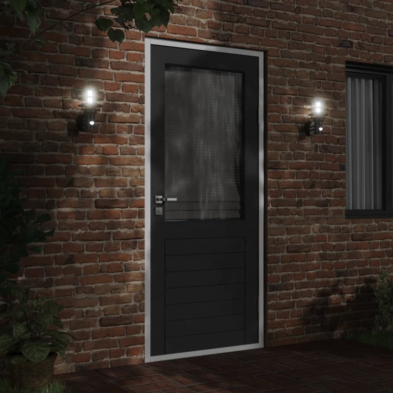 Load image into Gallery viewer, Vidaxl buitenwandlamp met sensor roestvrij staal zwart