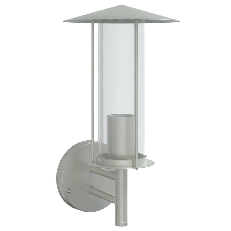 Load image into Gallery viewer, Vidaxl buitenwandlamp roestvrij staal zilverkleurig