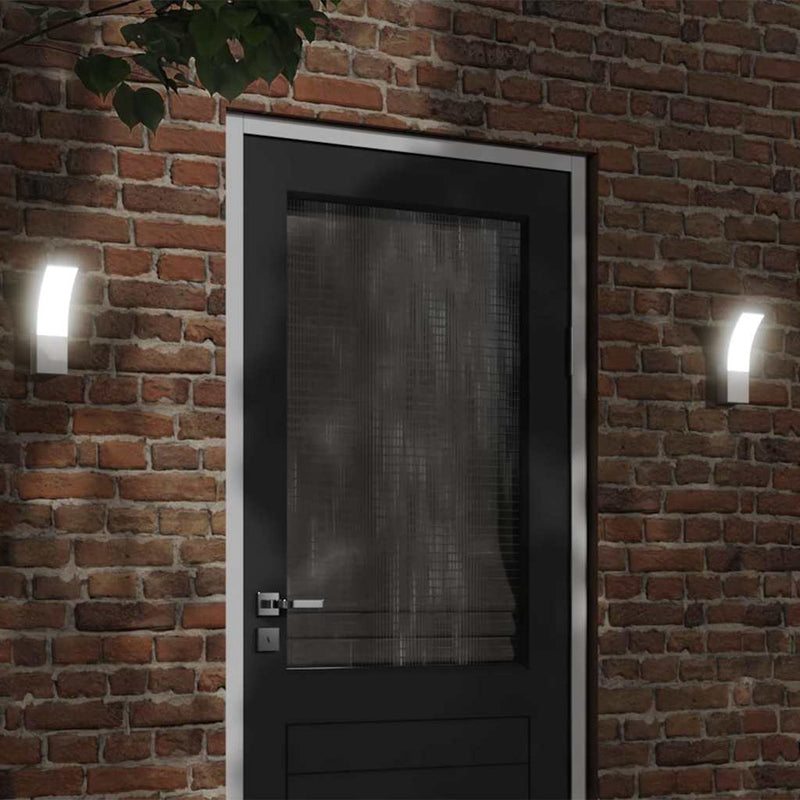 Load image into Gallery viewer, Vidaxl buitenwandlamp led gegoten aluminium wit
