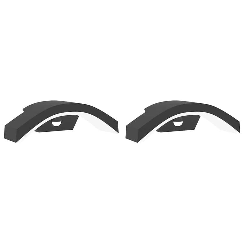 Load image into Gallery viewer, Vidaxl buitenwandlampen 2 st led met sensors gegoten aluminium zwart