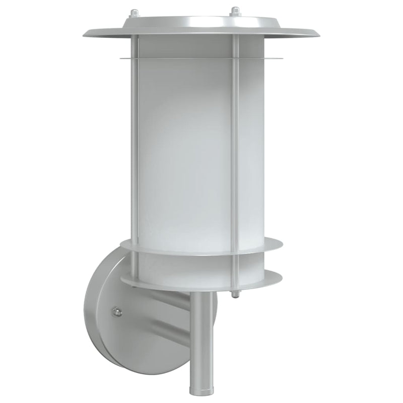 Load image into Gallery viewer, Vidaxl buitenwandlamp roestvrij staal zilverkleurig