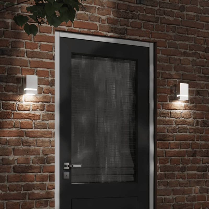 Load image into Gallery viewer, Vidaxl buitenwandlamp roestvrij staal zilverkleurig