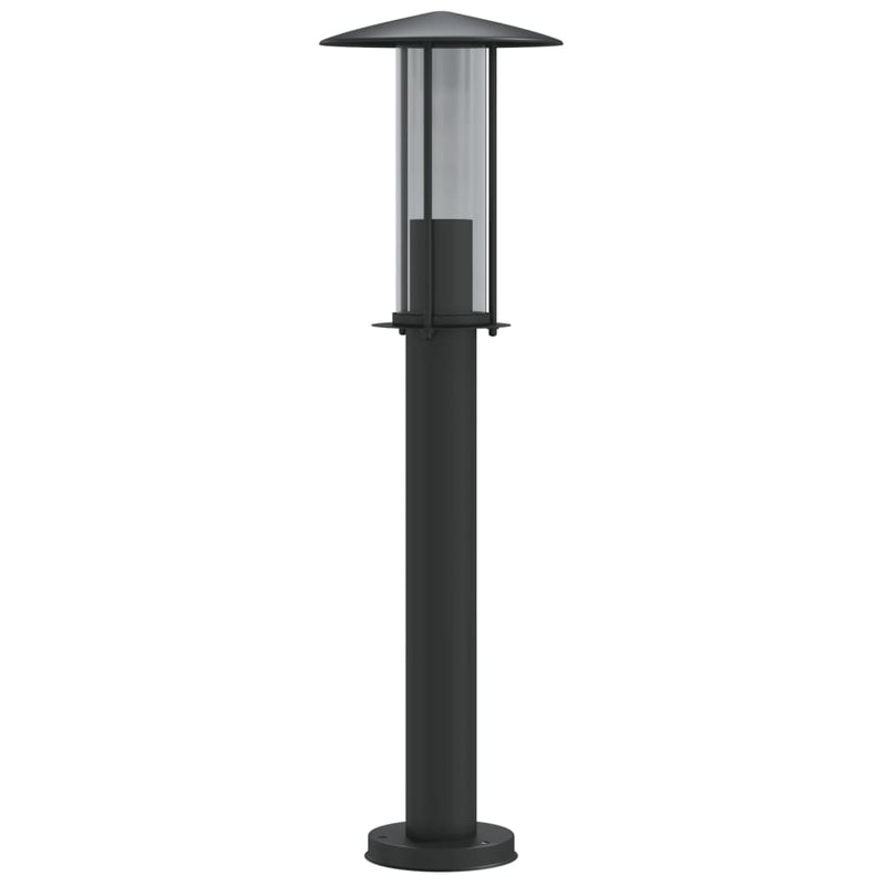 Load image into Gallery viewer, Vidaxl vloerlamp voor buiten 60 cm roestvrij staal zwart