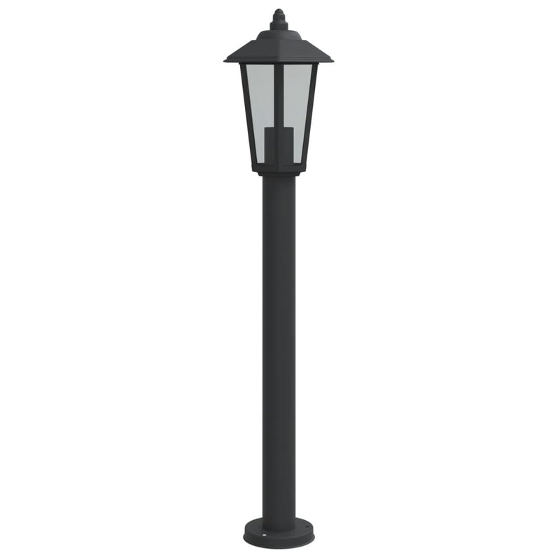 Load image into Gallery viewer, Vidaxl vloerlamp voor buiten 80 cm roestvrijstaal zwart