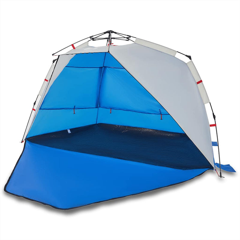 Load image into Gallery viewer, Vidaxl strandtent 3-persoons waterdicht snelontgrendeling azuurblauw