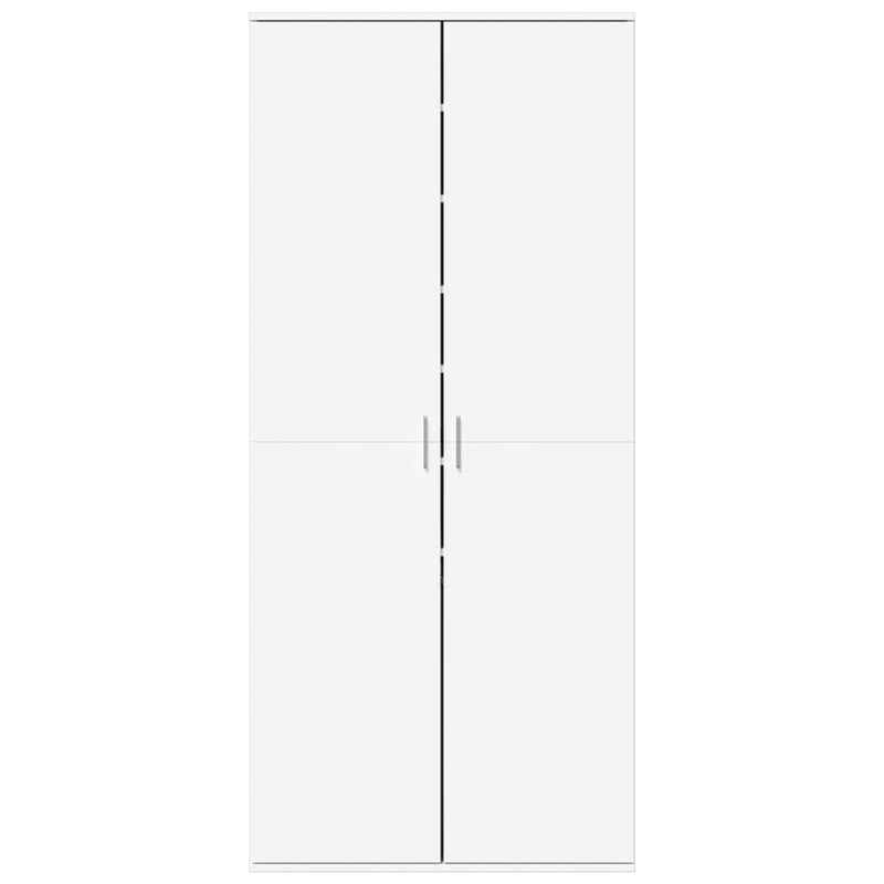 Load image into Gallery viewer, VidaXL Schoenenkast 80x39x178 cm bewerkt hout wit