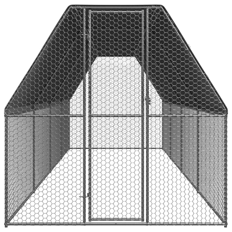 Load image into Gallery viewer, VidaXL Kippenhok 2x8x2 m gegalvaniseerd staal