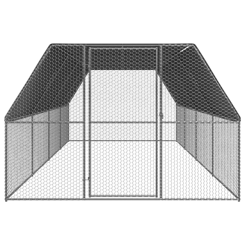 Load image into Gallery viewer, VidaXL Kippenhok 3x8x2 m gegalvaniseerd staal