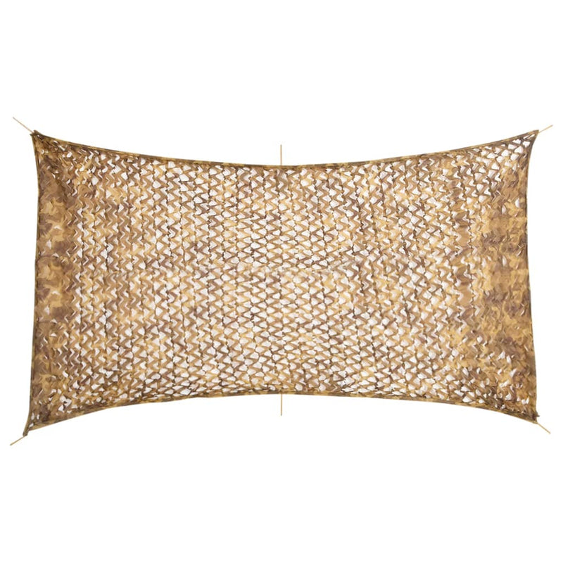Afbeelding laden in galerijviewer, Vidaxl camouflagenet met opbergzak 506x279 cm zandkleurig