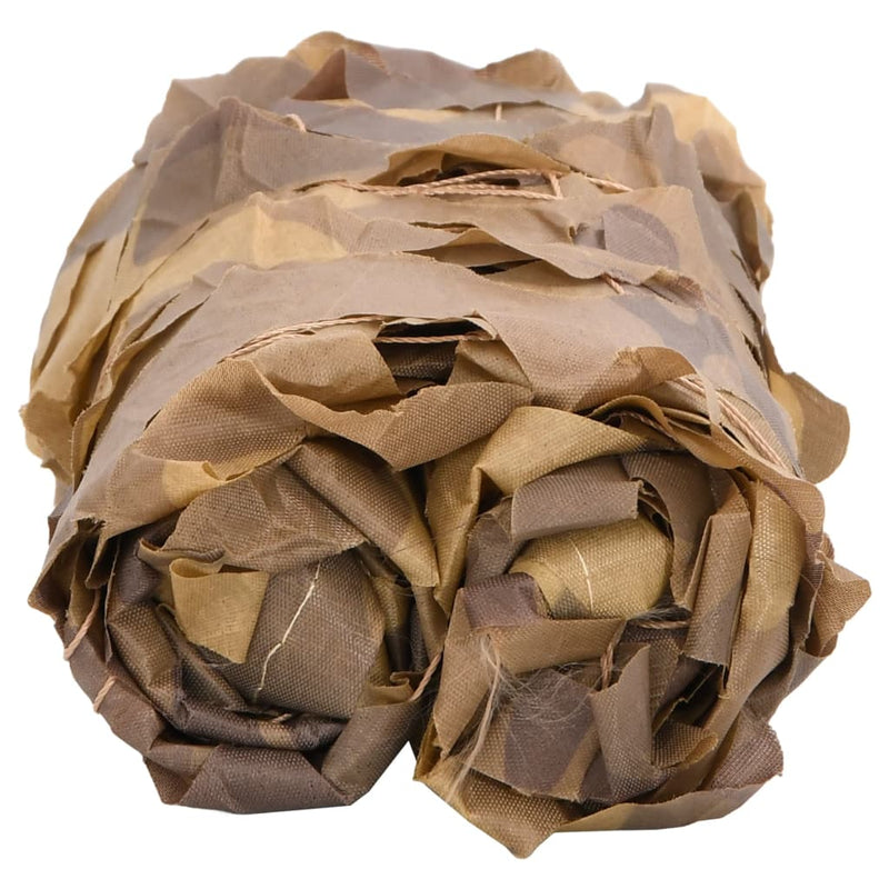 Load image into Gallery viewer, Vidaxl camouflagenet met opbergzak 516x400 cm zandkleurig