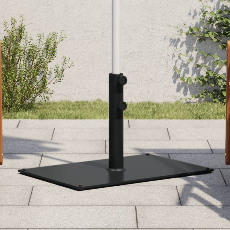 Load image into Gallery viewer, Vidaxl parasolvoet voor stokken van ø32 38 48 mm 15 kg rechthoekig