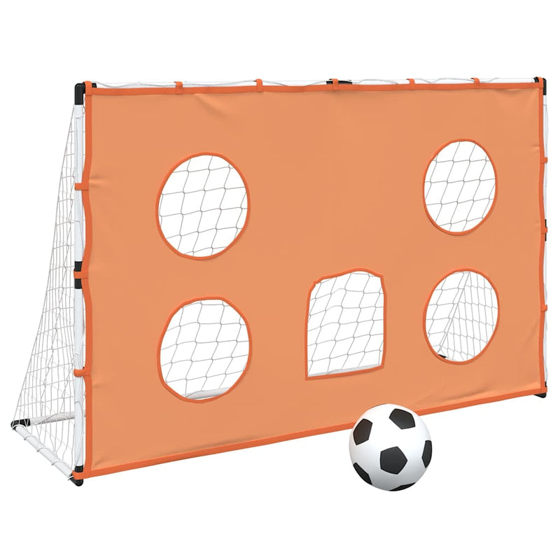 Load image into Gallery viewer, Vidaxl kindervoetbaldoel met doelmat en bal 182x62x118 cm