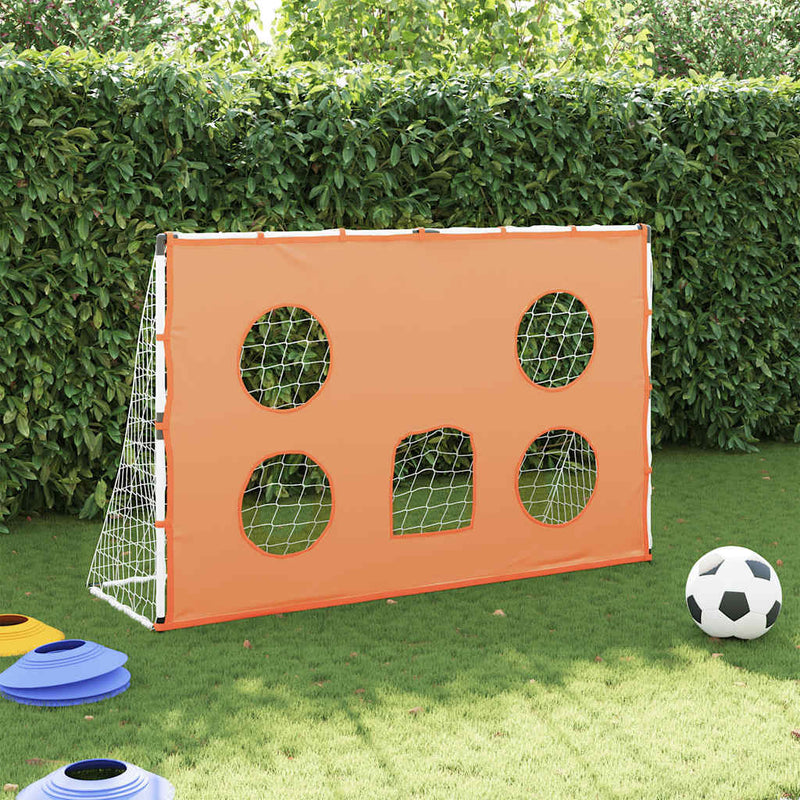 Load image into Gallery viewer, Vidaxl kindervoetbaldoel met doelmat en bal 182x62x118 cm