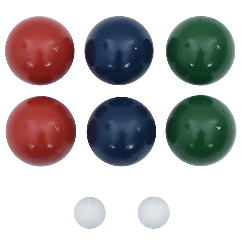 Load image into Gallery viewer, Vidaxl 8-delige jeu de boules ballenset en draagtas massief grenenhout