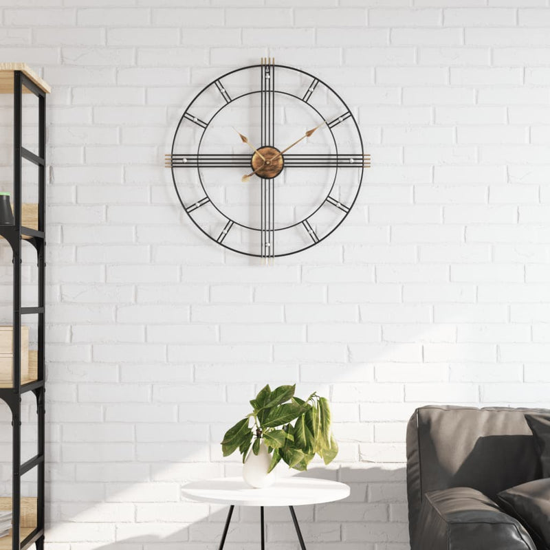 Load image into Gallery viewer, Vidaxl wandklok ø60 cm ijzer zwart