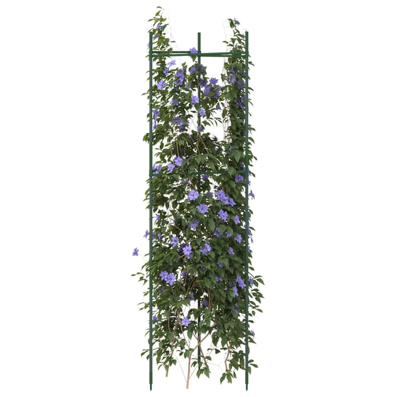 Load image into Gallery viewer, Vidaxl tomatenkooi 2 st 116 cm staal en polypropeen