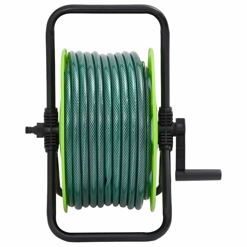 ギャラリービューアに画像をロードする, Vidaxl slanghaspel met slangkoppelset 0,5 30 m vrijstaand pvc groen