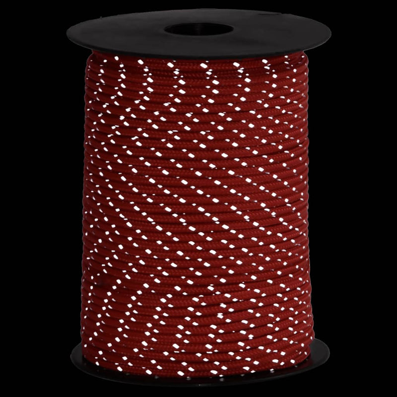 Load image into Gallery viewer, Vidaxl tentscheerlijn met reflecterende strips en spanners 50 m 3 mm