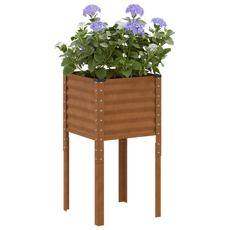 Load image into Gallery viewer, Vidaxl plantenbak 45x45x88 cm weerbestendig staal
