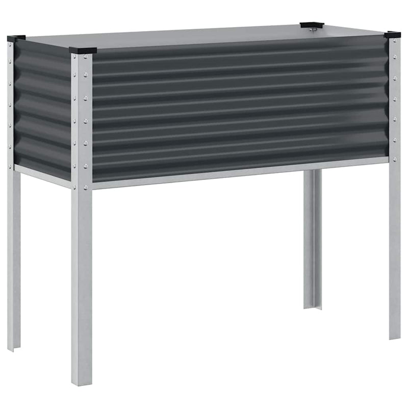 Load image into Gallery viewer, Vidaxl plantenbak antraciet 100x45x90 cm staal