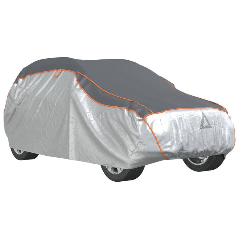 Load image into Gallery viewer, Vidaxl autohoes voor suv hagelbescherming l zilverkleurig en grijs