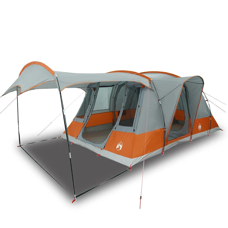 Load image into Gallery viewer, Vidaxl tunneltent 5-persoons waterdicht grijs en oranje