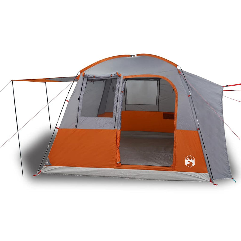 Load image into Gallery viewer, Vidaxl autotent 4-persoons waterdicht grijs en oranje