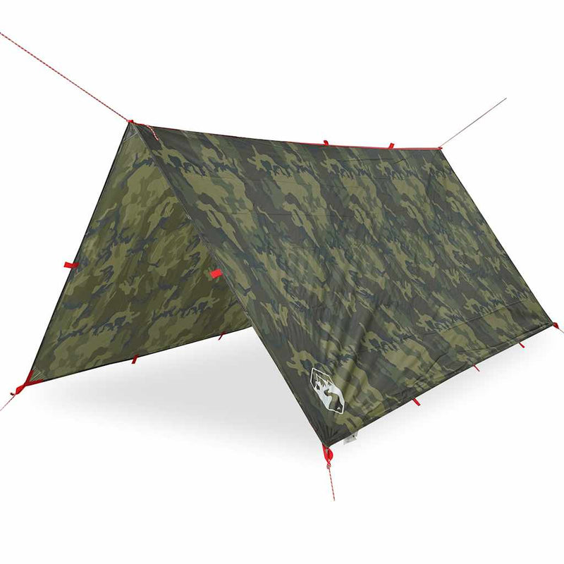 Load image into Gallery viewer, Vidaxl kampeerluifel waterdicht 306x306 cm camouflage