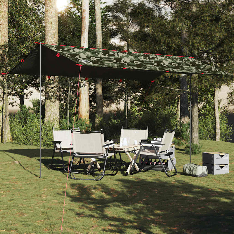 Load image into Gallery viewer, Vidaxl kampeerluifel waterdicht 506x306 cm camouflage