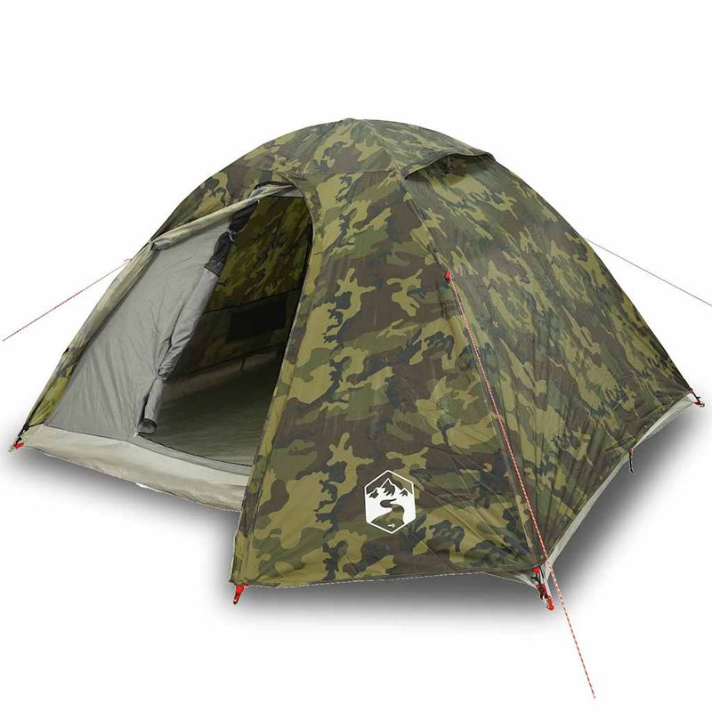 Load image into Gallery viewer, Vidaxl koepeltent 3-persoons waterdicht camouflage