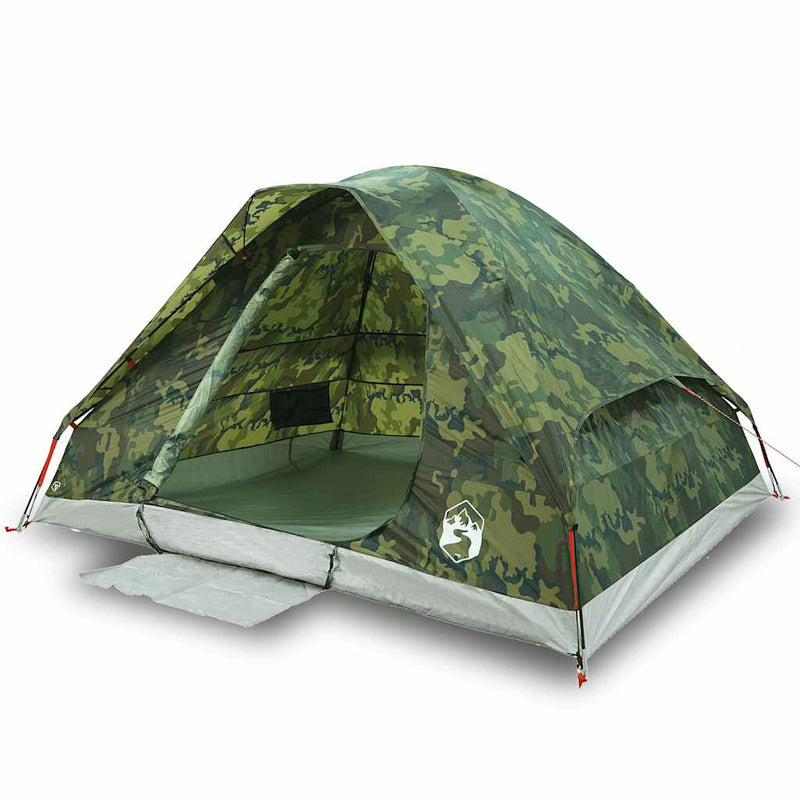 Load image into Gallery viewer, Vidaxl koepeltent 2-persoons waterdicht camouflage