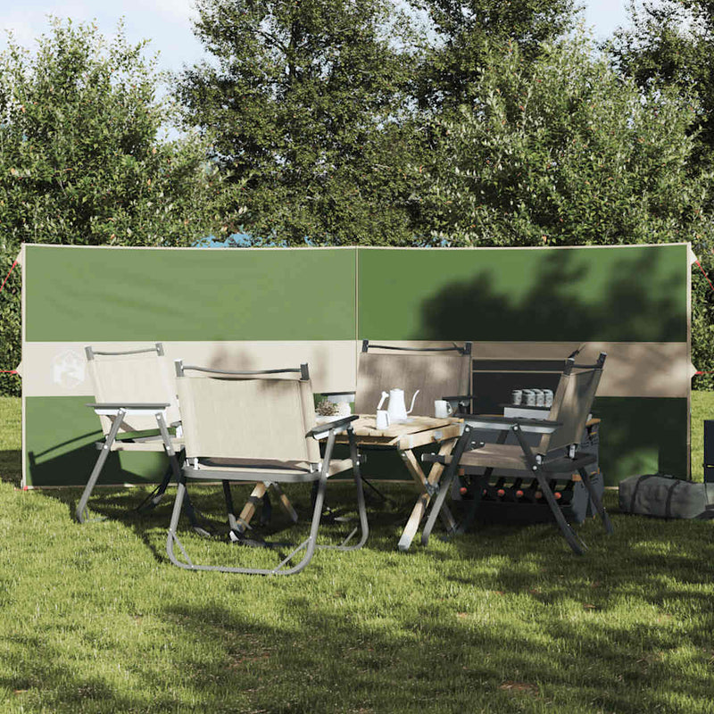 Chargez l'image dans la visionneuse de la galerie, Vidaxl windscherm camping waterdicht 344x120 cm groen