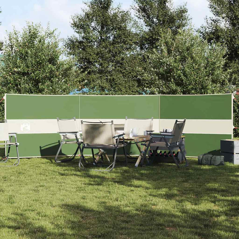 Chargez l'image dans la visionneuse de la galerie, Vidaxl windscherm camping waterdicht 490x123 cm groen