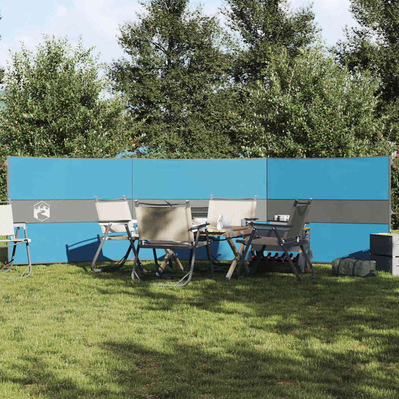 Chargez l'image dans la visionneuse de la galerie, Vidaxl windscherm camping waterdicht 490x123 cm blauw
