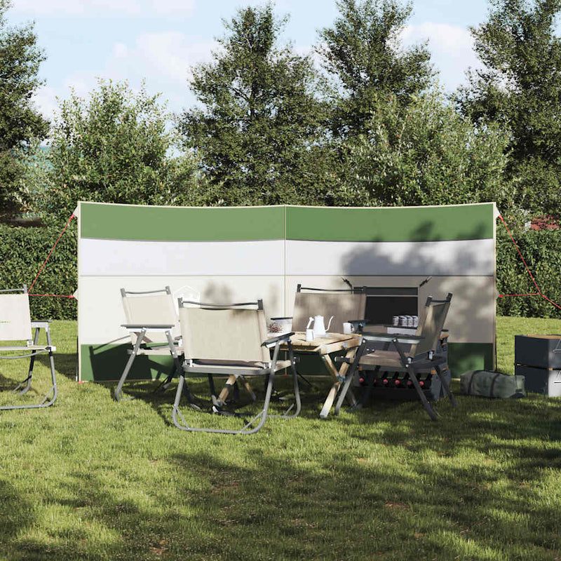 Chargez l'image dans la visionneuse de la galerie, Vidaxl windscherm camping waterdicht 340x130 cm groen