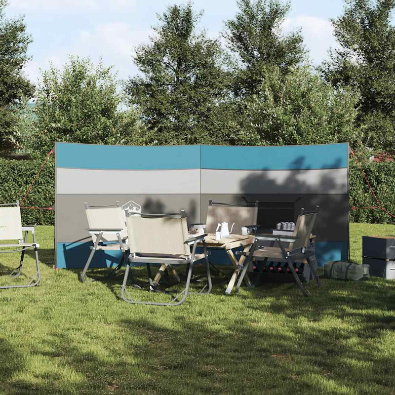 Chargez l'image dans la visionneuse de la galerie, Vidaxl windscherm camping waterdicht 340x130 cm blauw