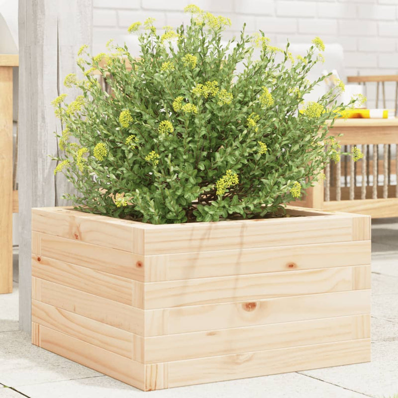 Load image into Gallery viewer, Vidaxl plantenbak 40x40x23 cm massief grenenhout