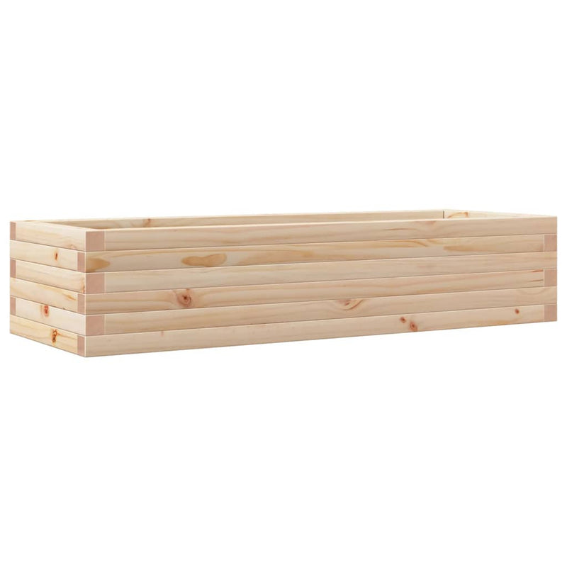 Load image into Gallery viewer, Vidaxl plantenbak 110x40x23 cm massief grenenhout
