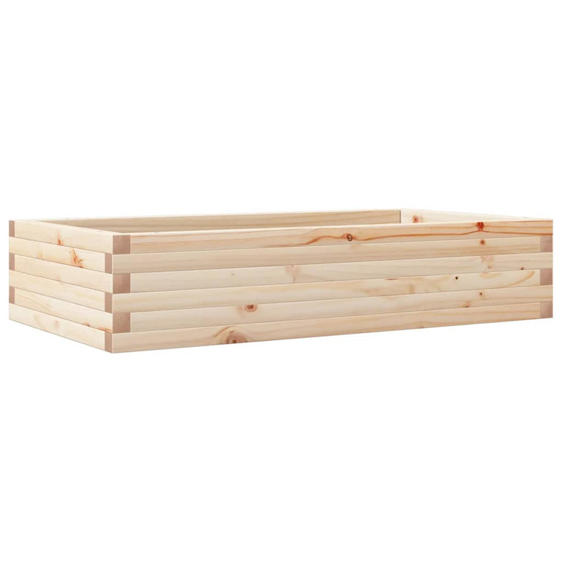 Load image into Gallery viewer, Vidaxl plantenbak 110x60x23 cm massief grenenhout