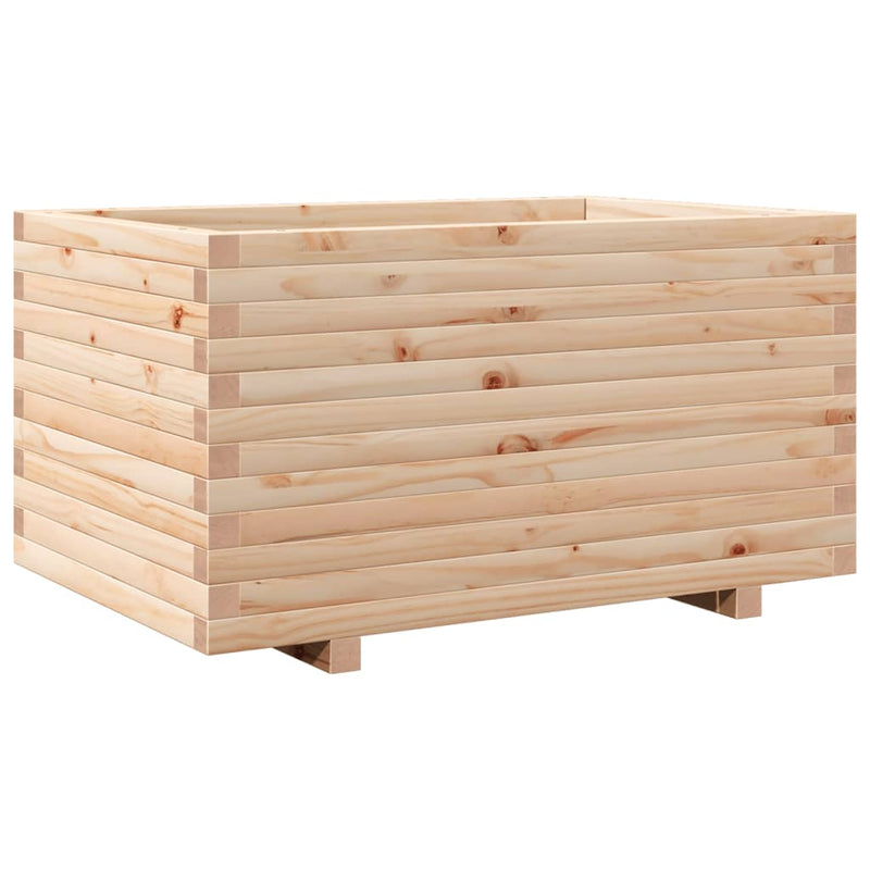 Load image into Gallery viewer, VidaXL Plantenbak 90x60x49,5 cm massief grenenhout
